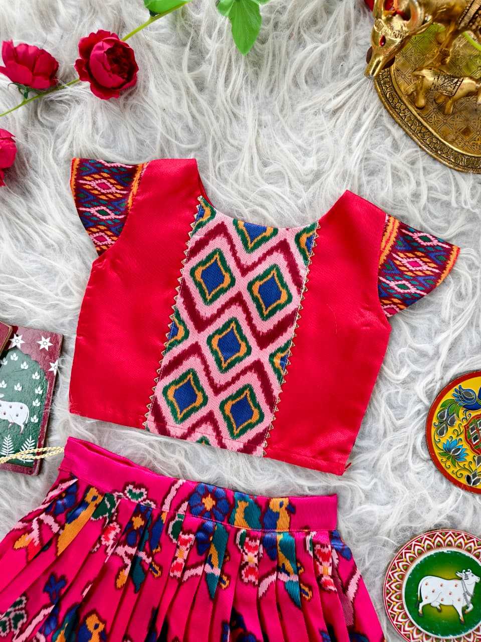 YNF Wholesale Silk Kids Lehenga  | Surat Manufacturer