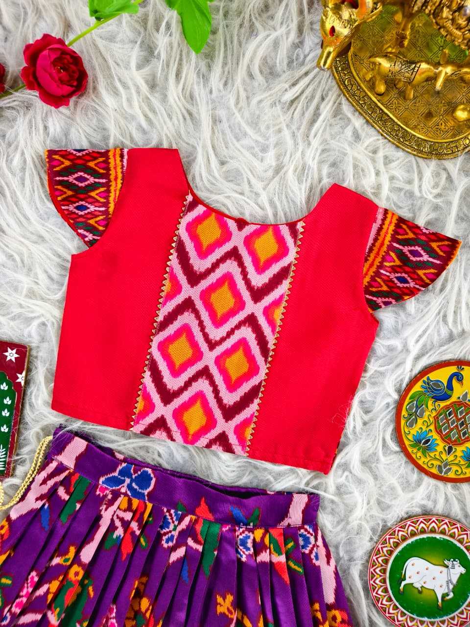 YNF Wholesale Silk Kids Lehenga  | Surat Manufacturer