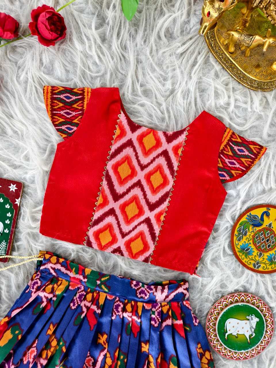 YNF Wholesale Silk Kids Lehenga  | Surat Manufacturer