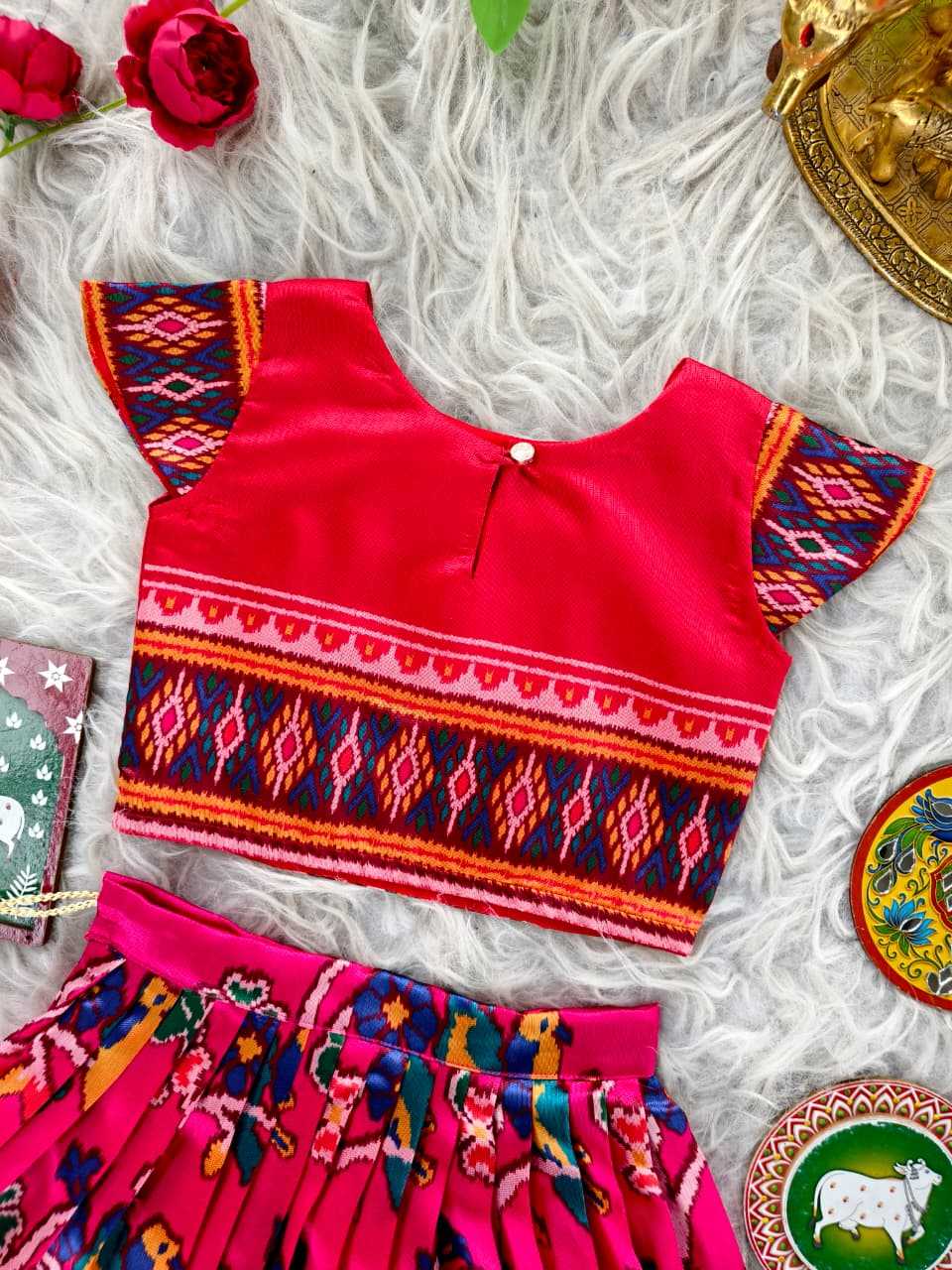 YNF Wholesale Silk Kids Lehenga  | Surat Manufacturer