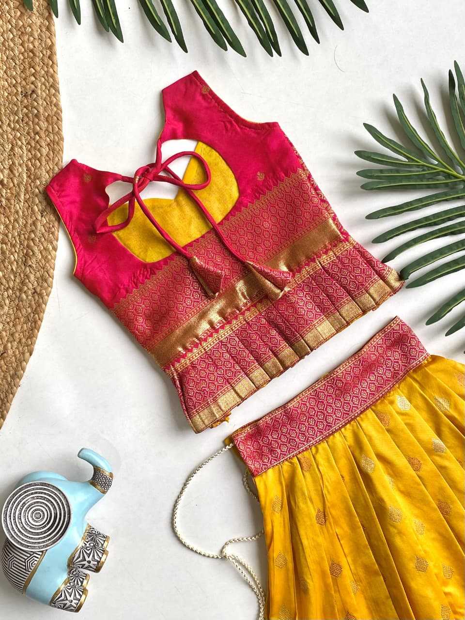 YNF Wholesale Silk Kids Lehenga  | Surat Manufacturer
