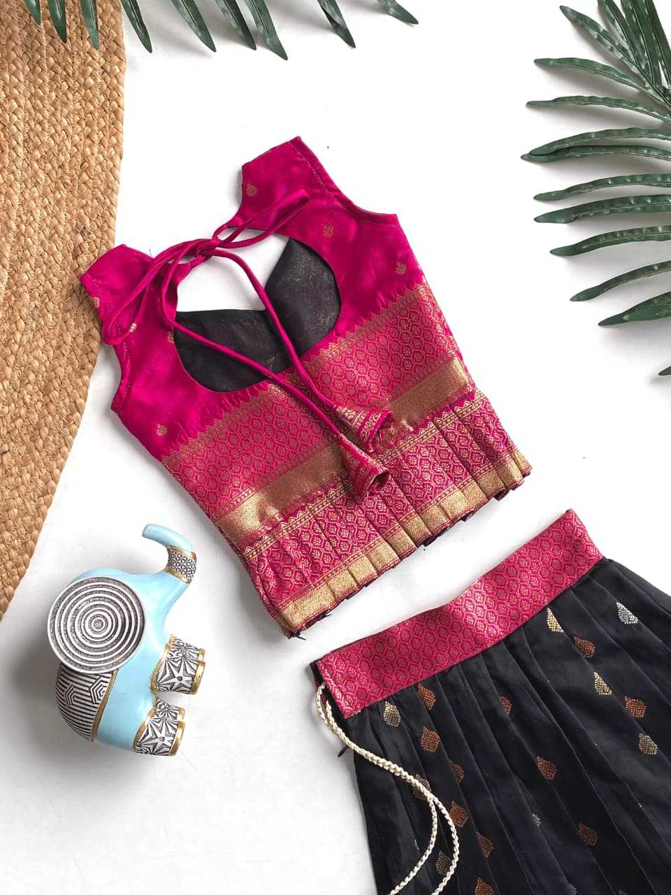 YNF Wholesale Silk Kids Lehenga  | Surat Manufacturer