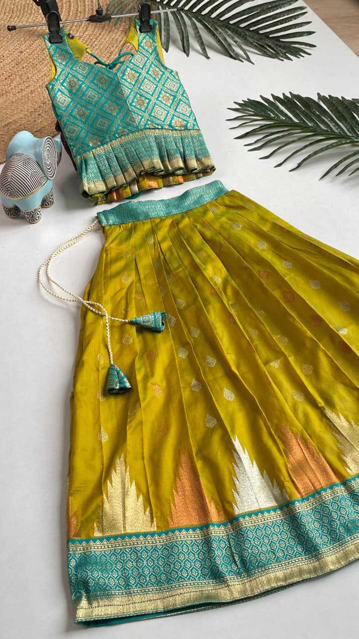YNF Wholesale Silk Kids Lehenga  | Surat Manufacturer
