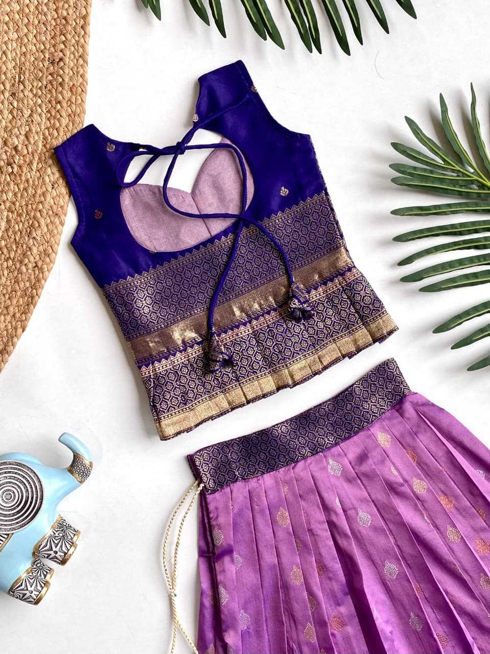 YNF Wholesale Silk Kids Lehenga  | Surat Manufacturer