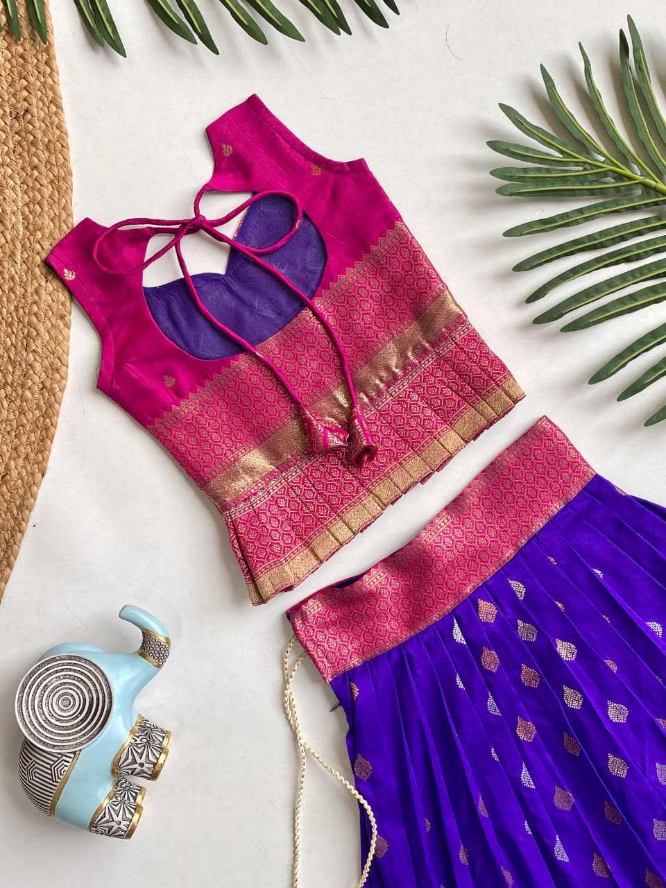 YNF Wholesale Silk Kids Lehenga  | Surat Manufacturer