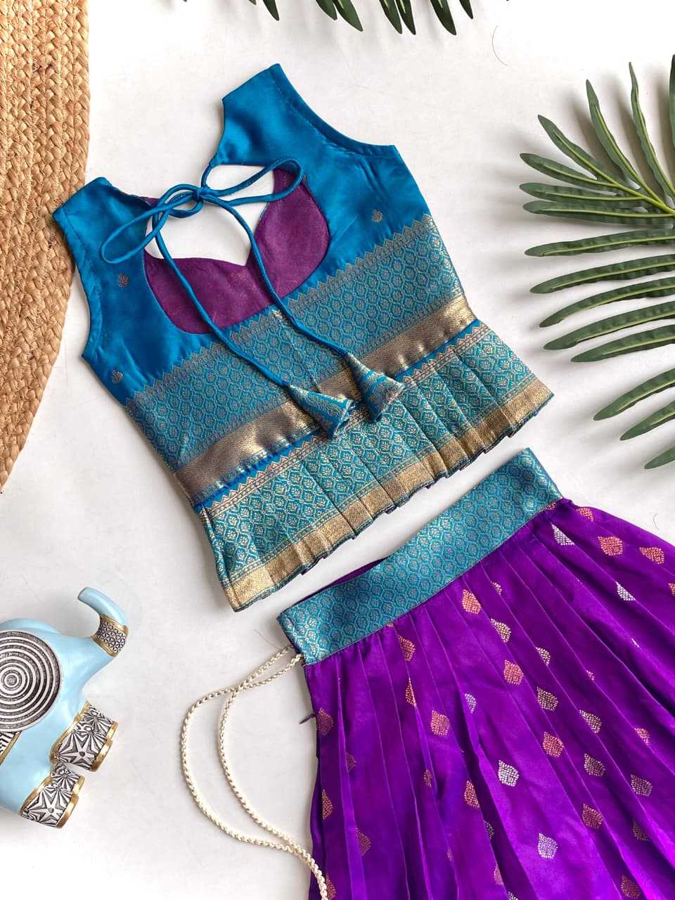 YNF Wholesale Silk Kids Lehenga  | Surat Manufacturer
