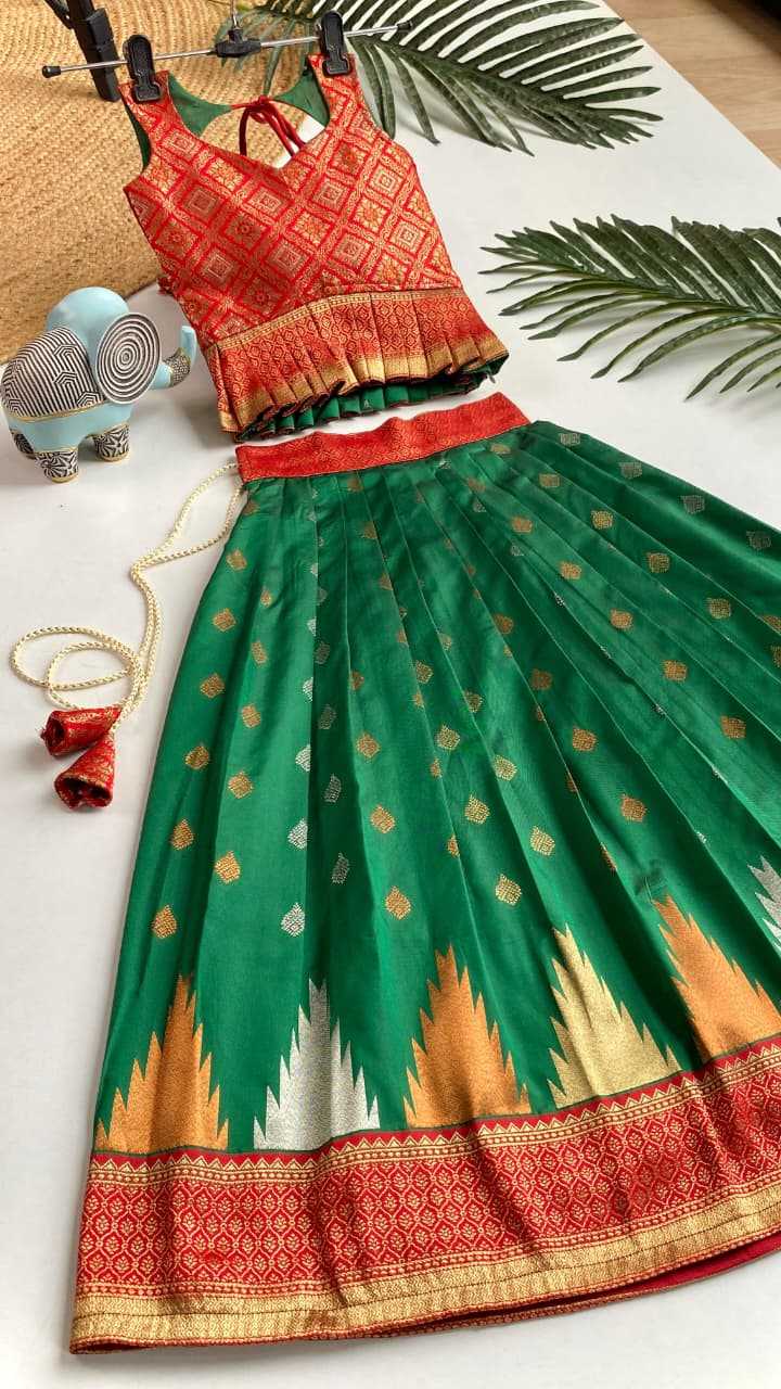 YNF Wholesale Silk Kids Lehenga  | Surat Manufacturer