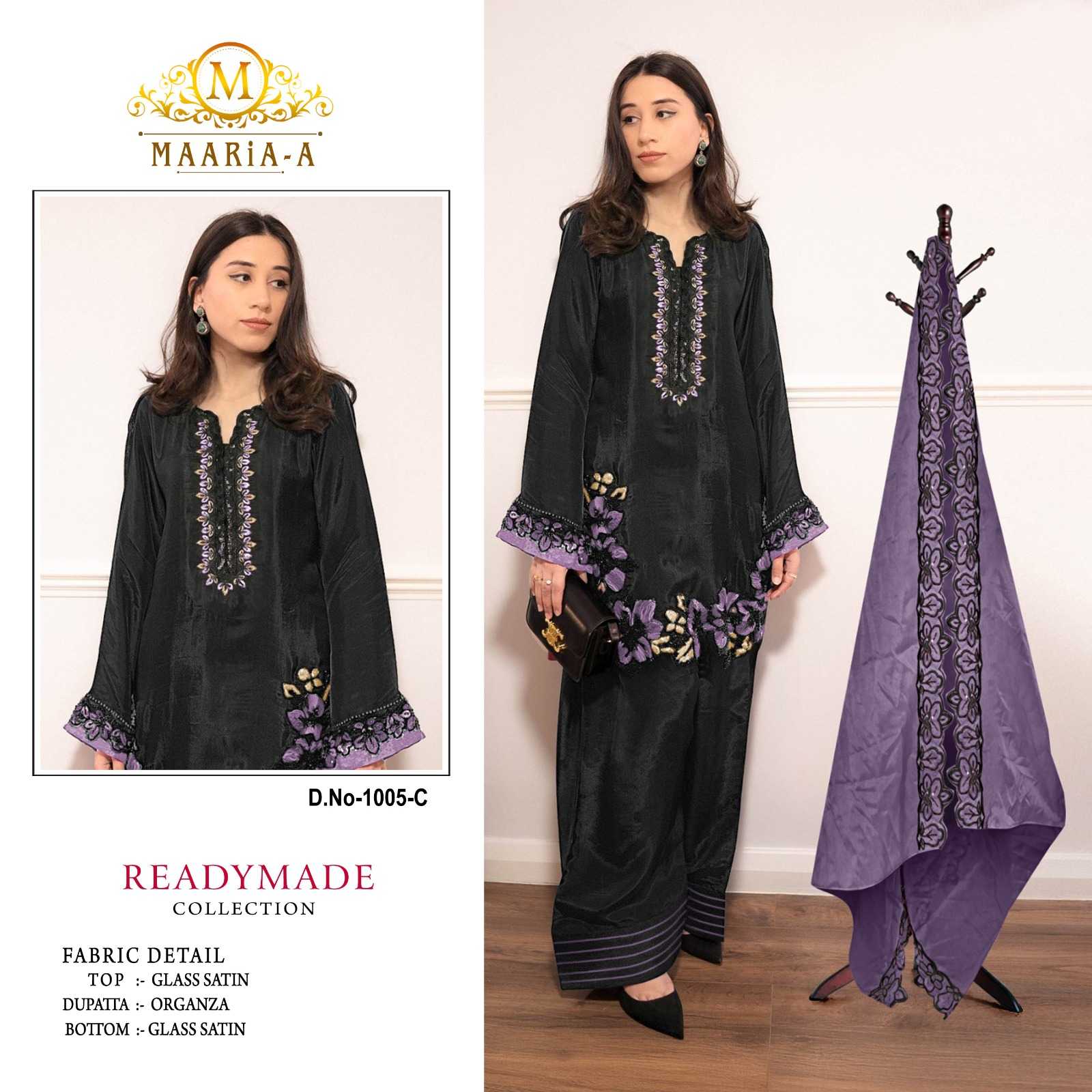 YNF Wholesale Satin Embroidery Suits  | Surat Manufacturer