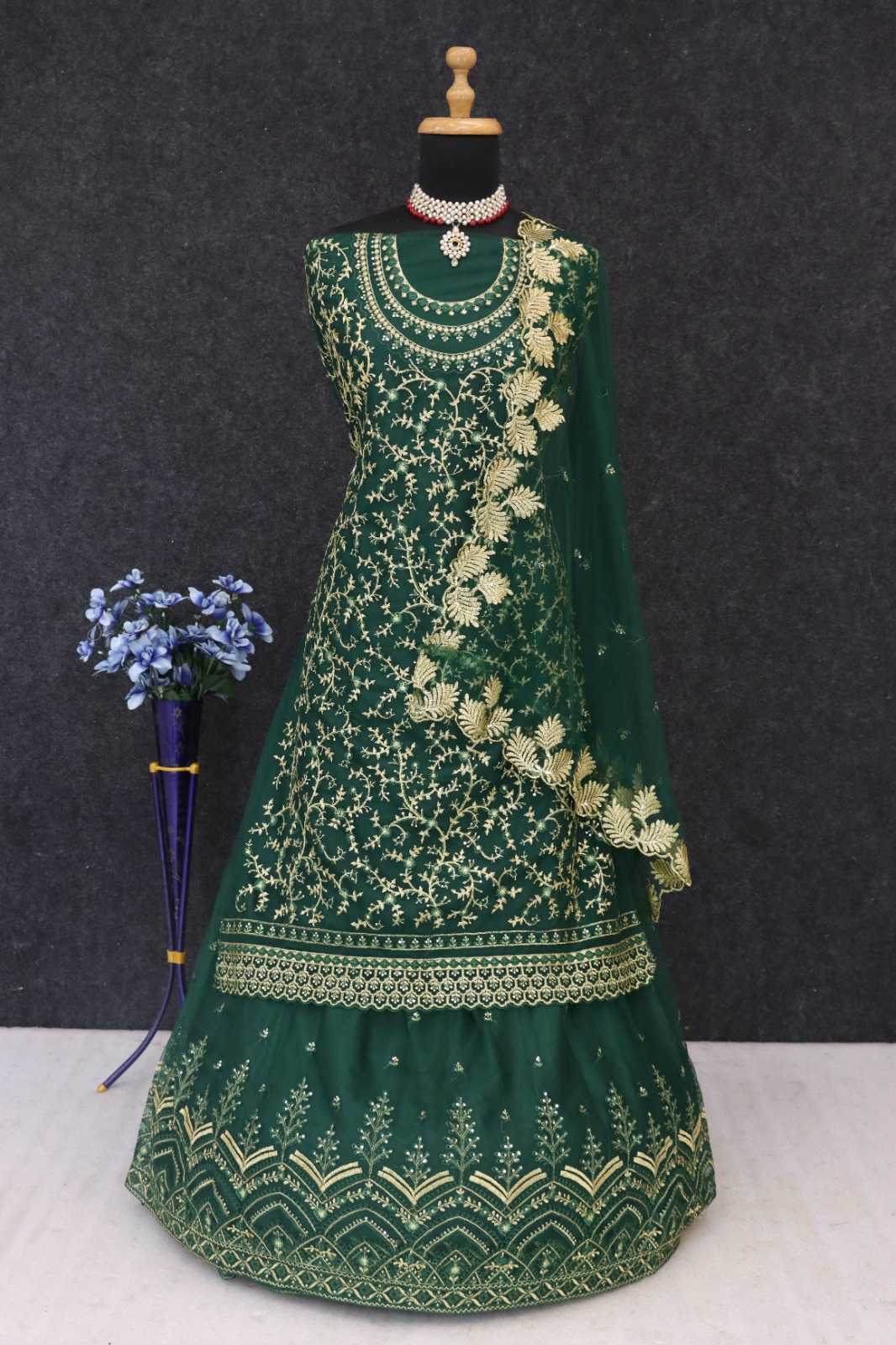 YNF Wholesale Net Embroidery Suits  | Surat Manufacturer