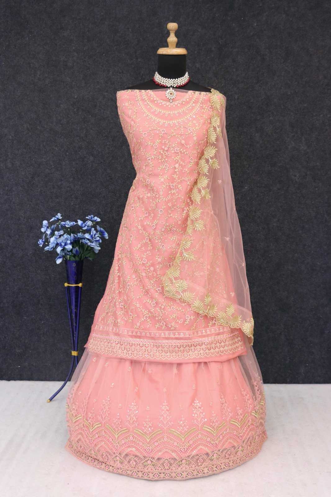 YNF Wholesale Net Embroidery Suits  | Surat Manufacturer