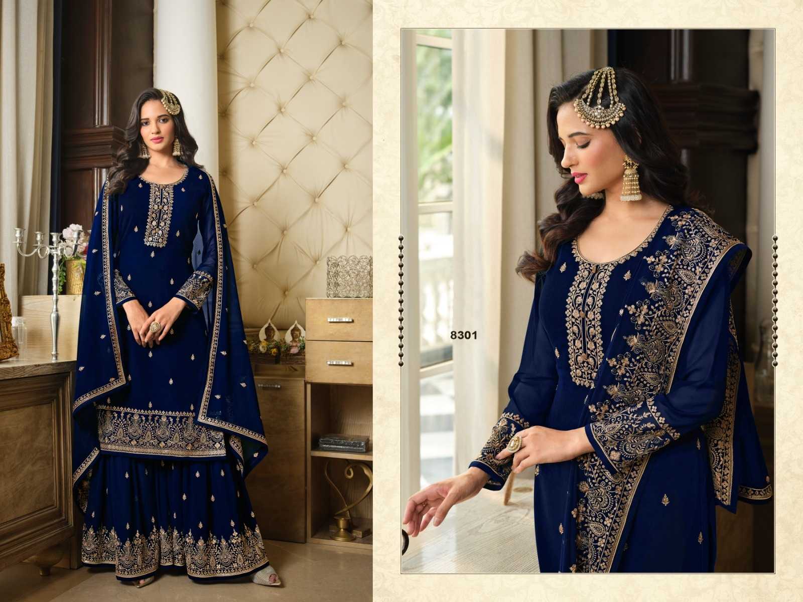 YNF Wholesale Faux Georgette Embroidery Suits  | Surat Manufacturer