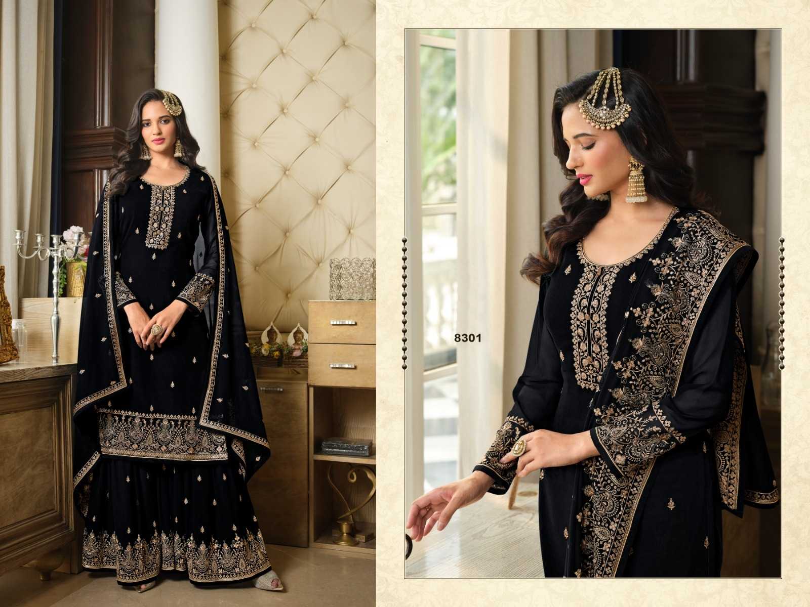 YNF Wholesale Faux Georgette Embroidery Suits  | Surat Manufacturer