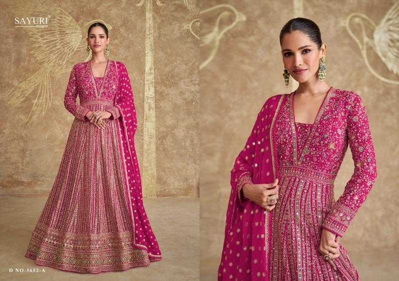 YNF Wholesale Georgette Embroidery Gowns  | Surat Manufacturer