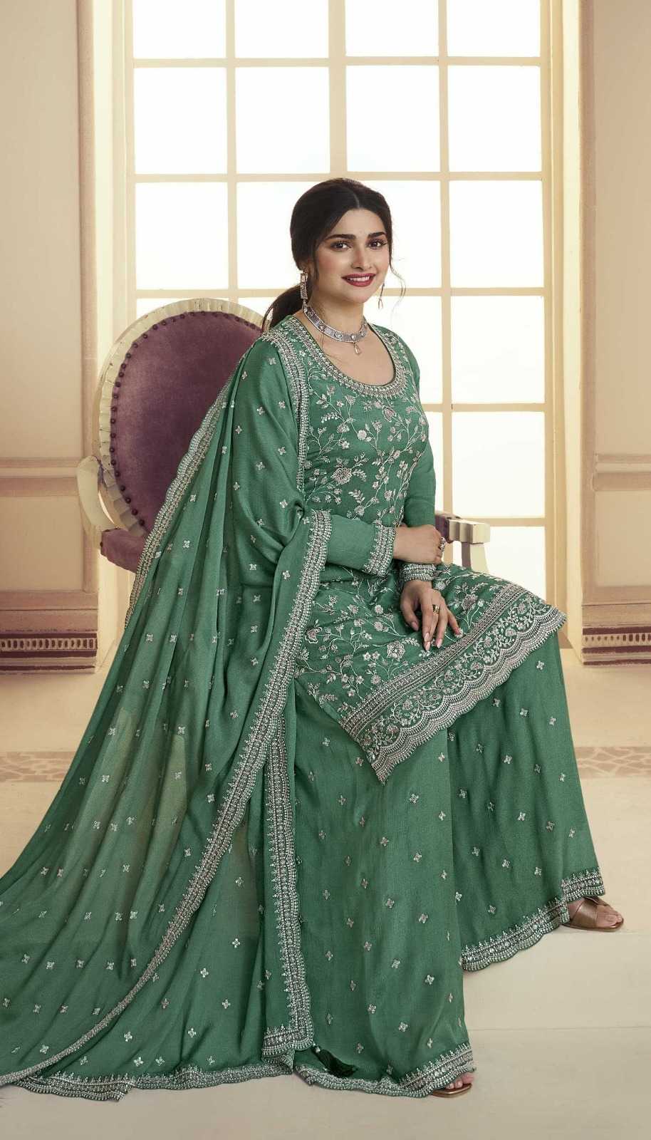 YNF Wholesale Chinon Embroidery Suits  | Surat Manufacturer