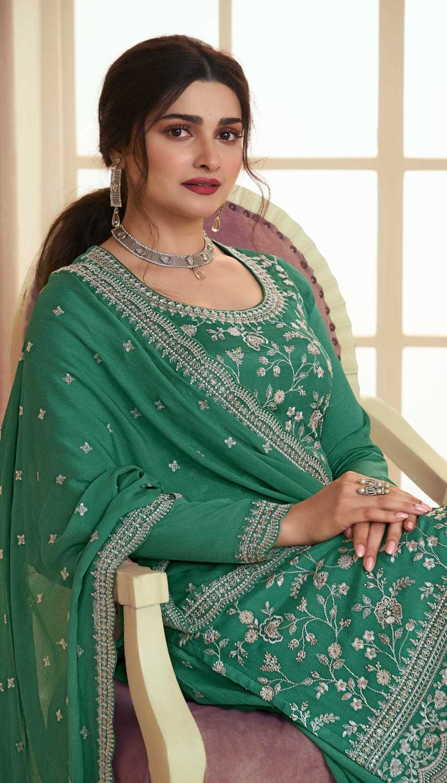 YNF Wholesale Chinon Embroidery Suits  | Surat Manufacturer