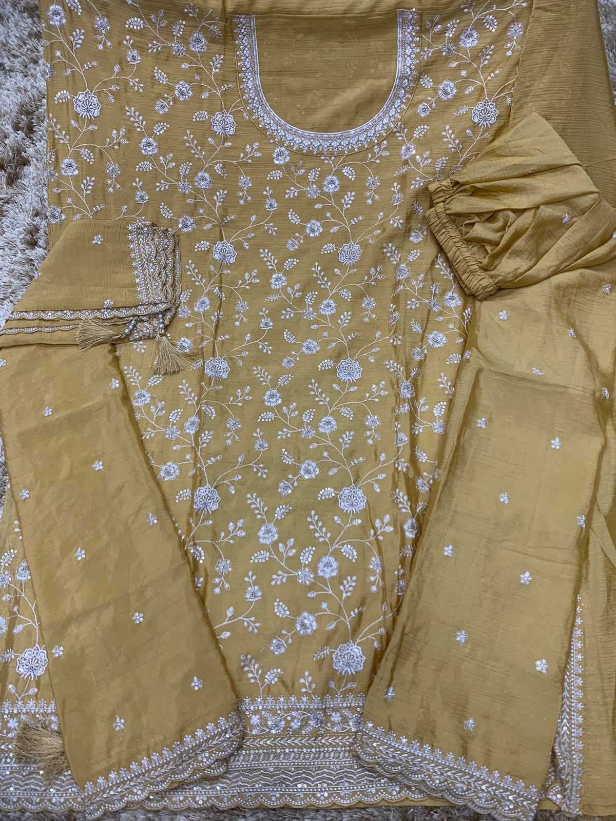 YNF Wholesale Chinon Embroidery Suits  | Surat Manufacturer