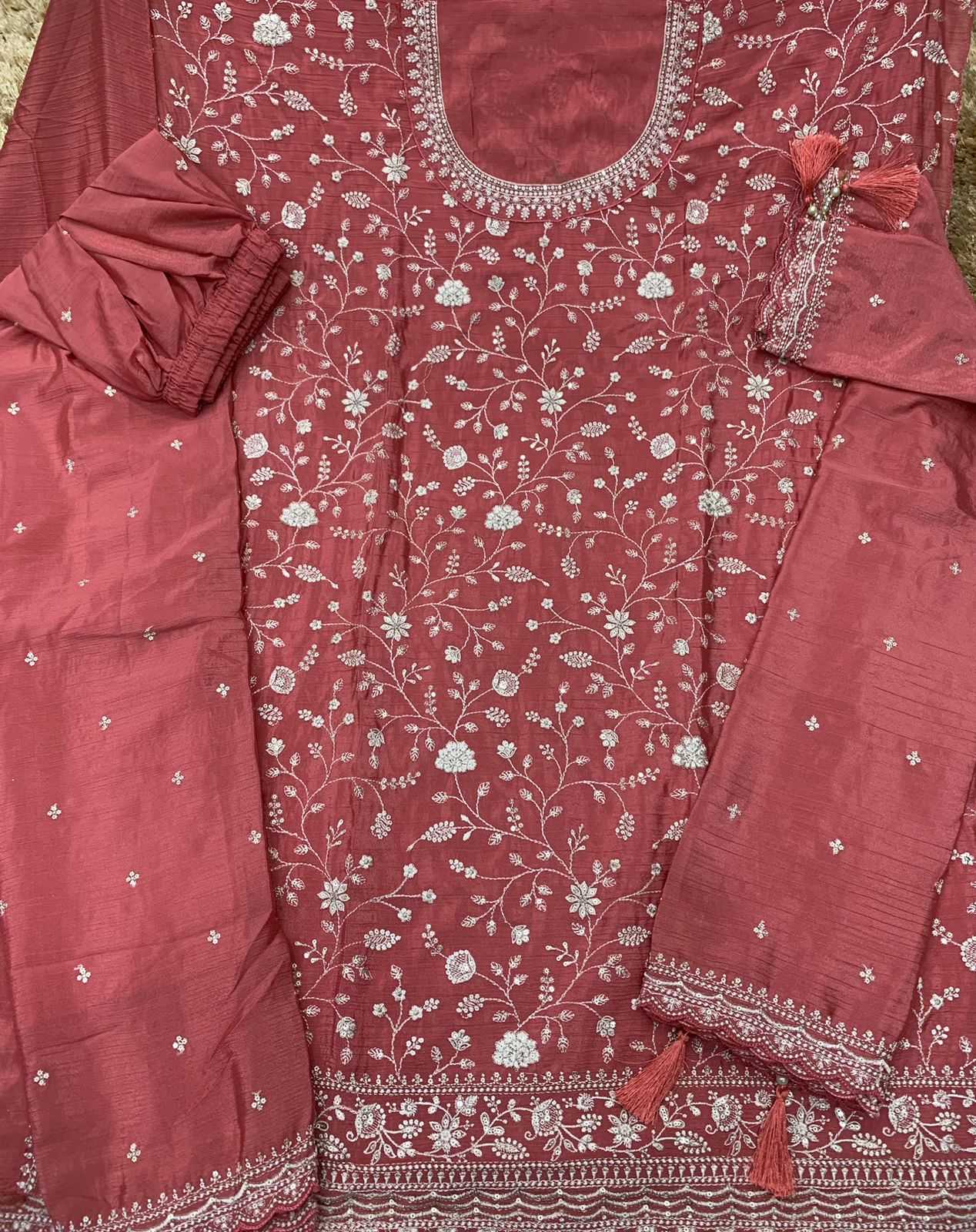 YNF Wholesale Chinon Embroidery Suits  | Surat Manufacturer