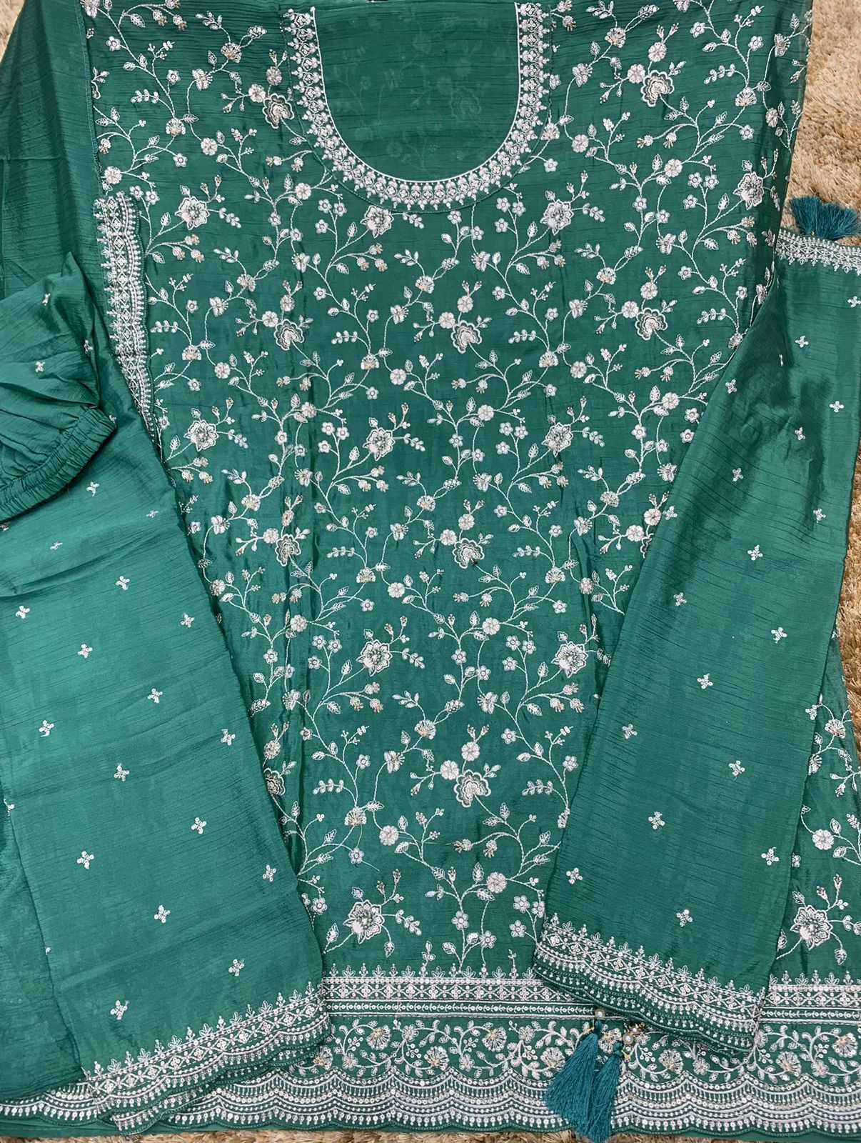 YNF Wholesale Chinon Embroidery Suits  | Surat Manufacturer