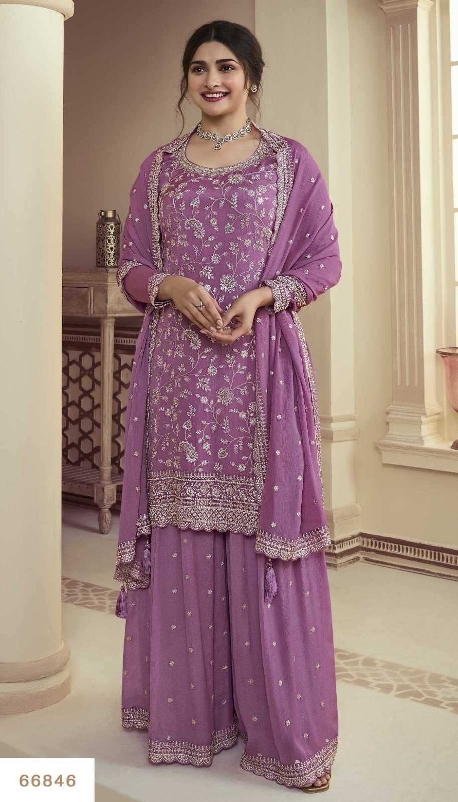 YNF Wholesale Chinon Embroidery Suits  | Surat Manufacturer