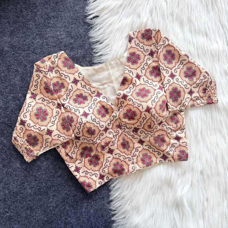 YNF Wholesale Pure Cotton Printed Blouse  | Surat Manufacturer