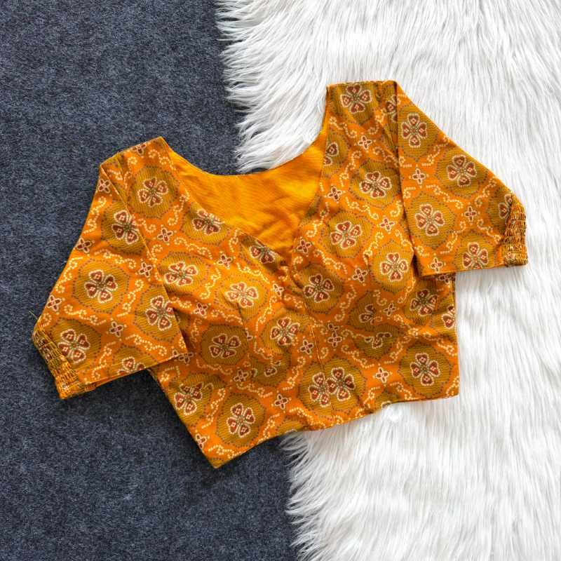YNF Wholesale Pure Cotton Printed Blouse  | Surat Manufacturer