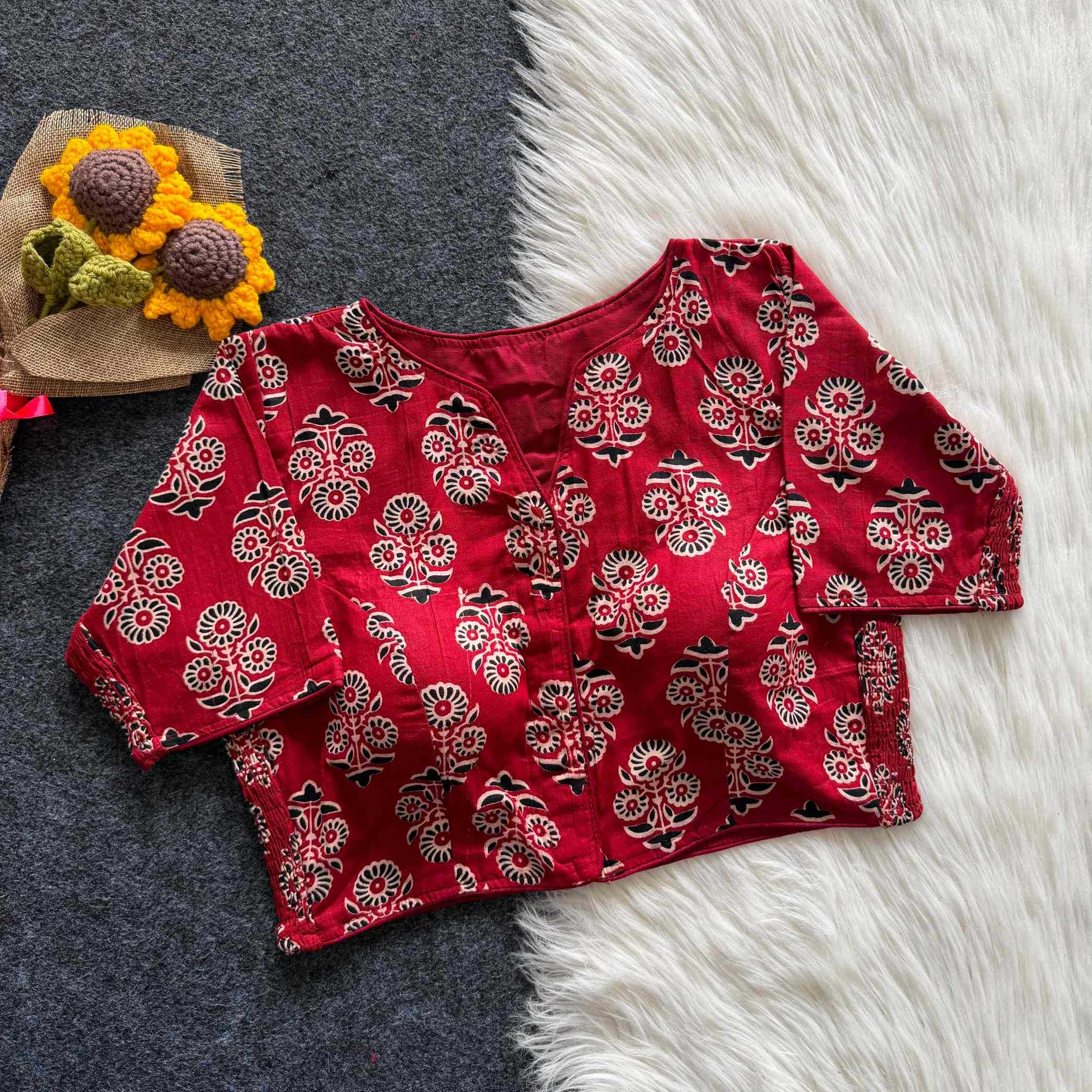 YNF Wholesale Pure Cotton Printed Blouse KESH388 Kiara | Surat Manufacturer