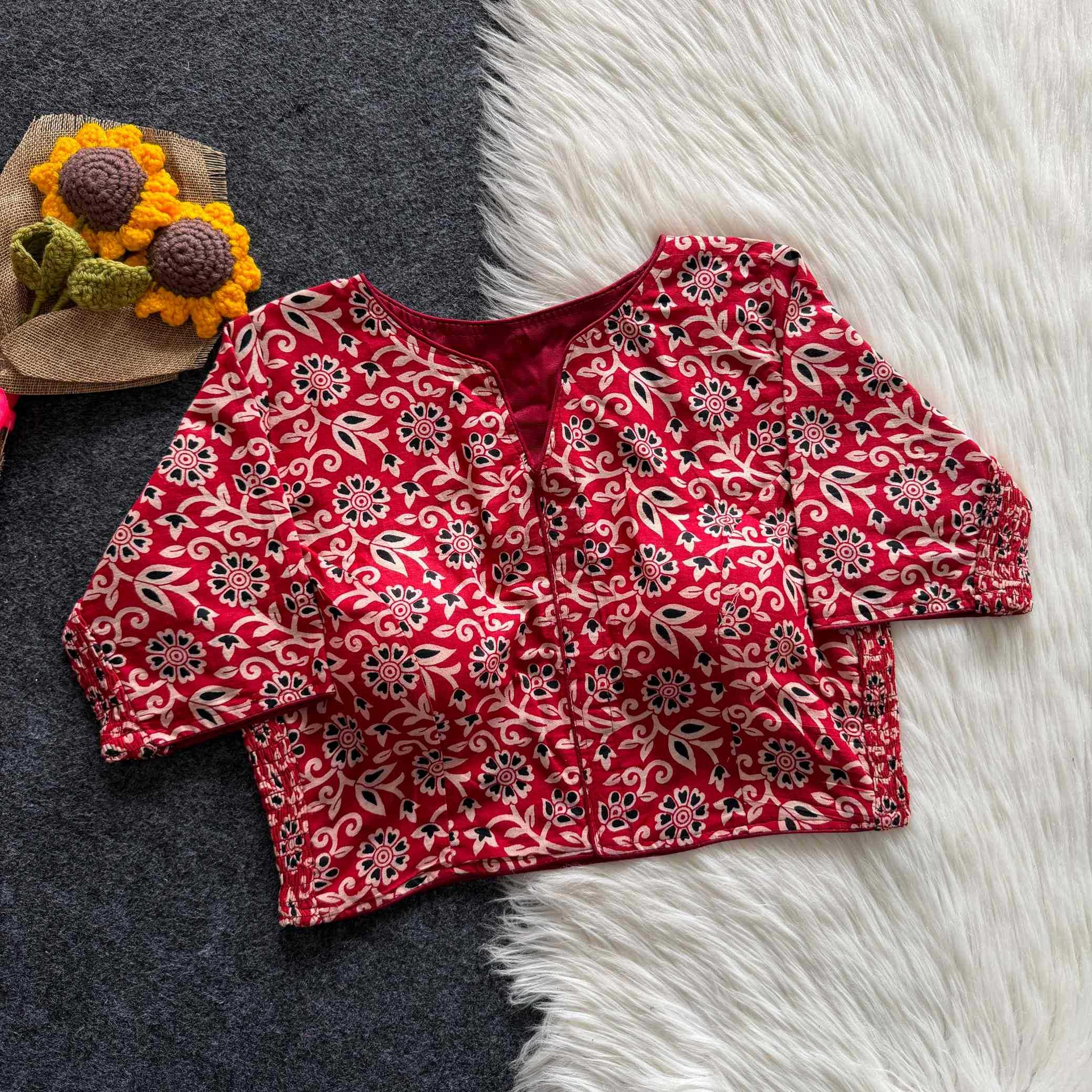 YNF Wholesale Pure Cotton Printed Blouse KESH388 Kiara | Surat Manufacturer