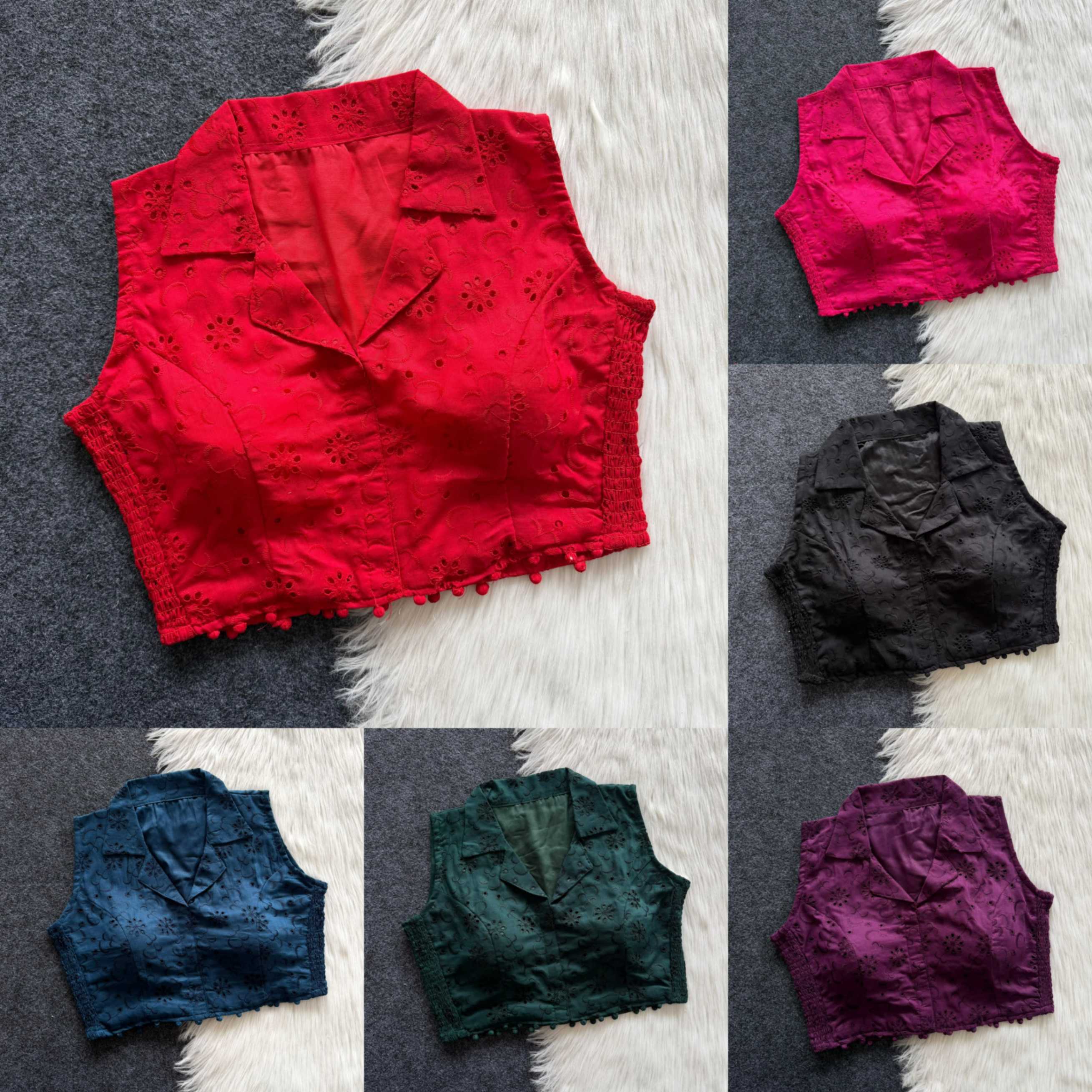 YNF Wholesale Hakoba Sleeveless Blouse  | Surat Manufacturer
