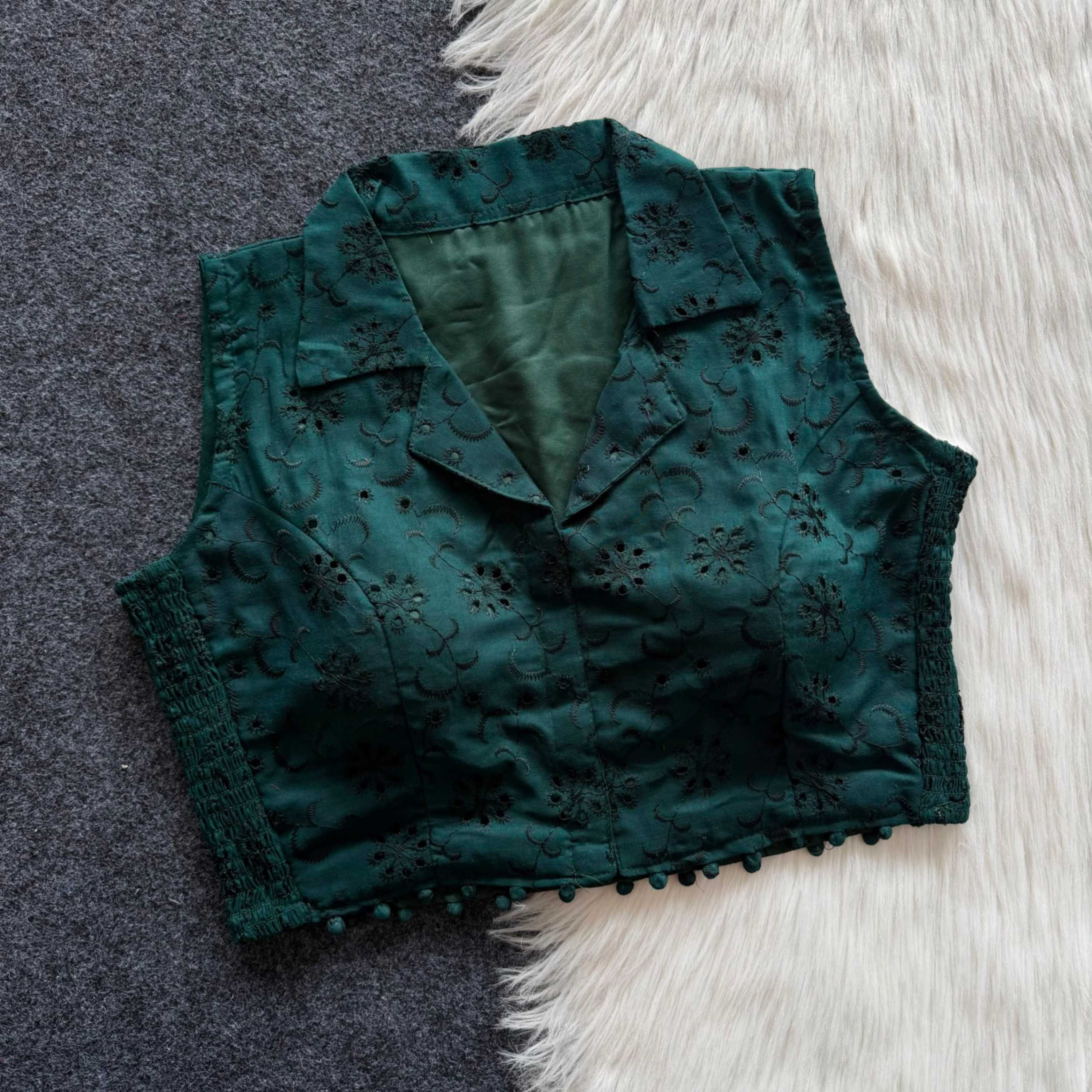 YNF Wholesale Hakoba Sleeveless Blouse  | Surat Manufacturer