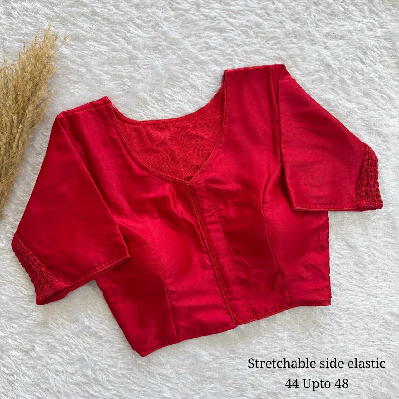YNF Wholesale Pure Silk Stretchable Blouse  | Surat Manufacturer