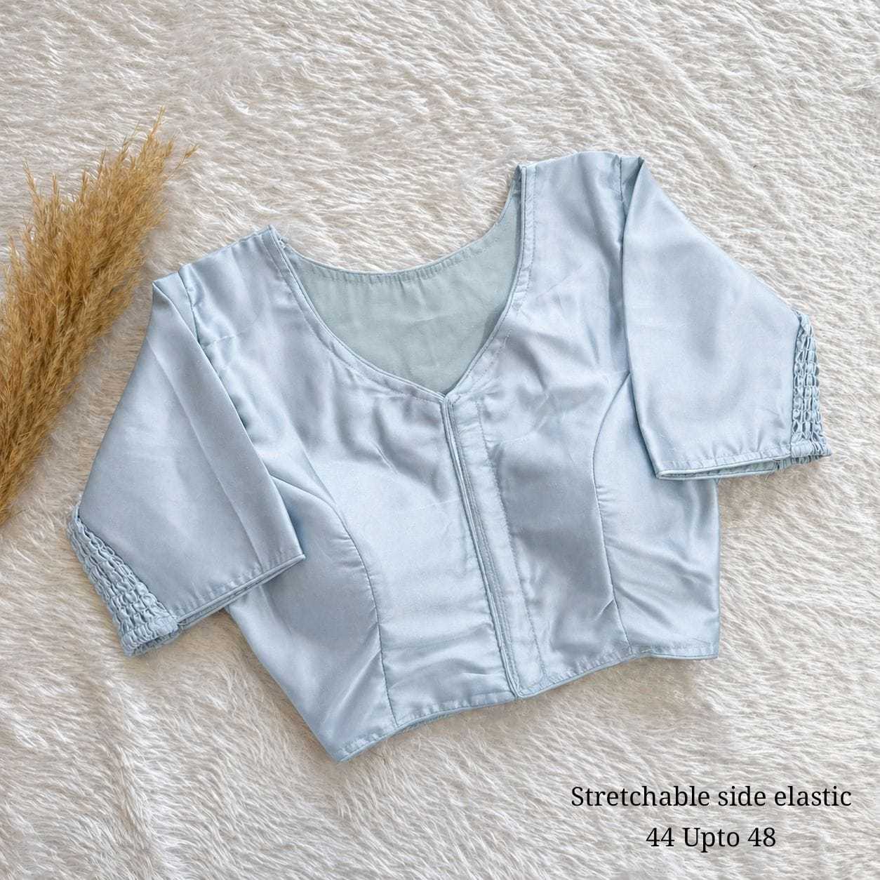 YNF Wholesale Pure Silk Stretchable Blouse  | Surat Manufacturer