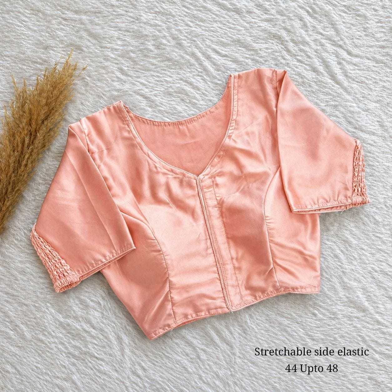 YNF Wholesale Pure Silk Stretchable Blouse  | Surat Manufacturer