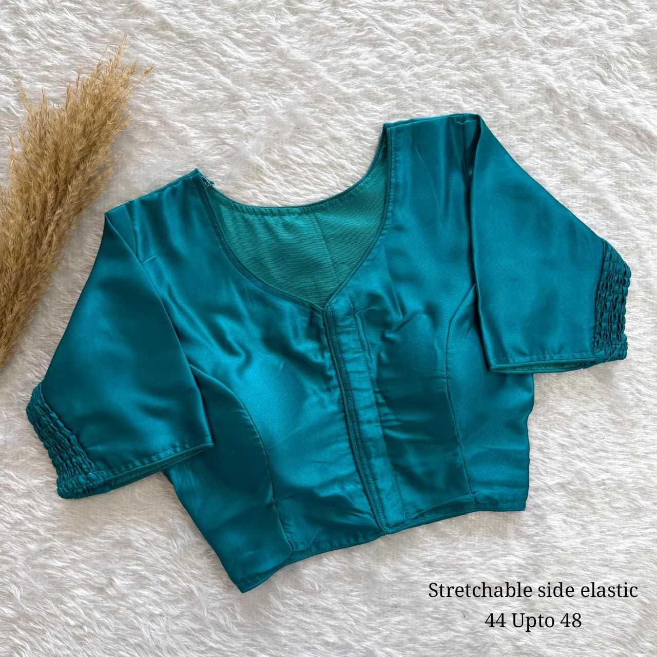 YNF Wholesale Pure Silk Stretchable Blouse  | Surat Manufacturer