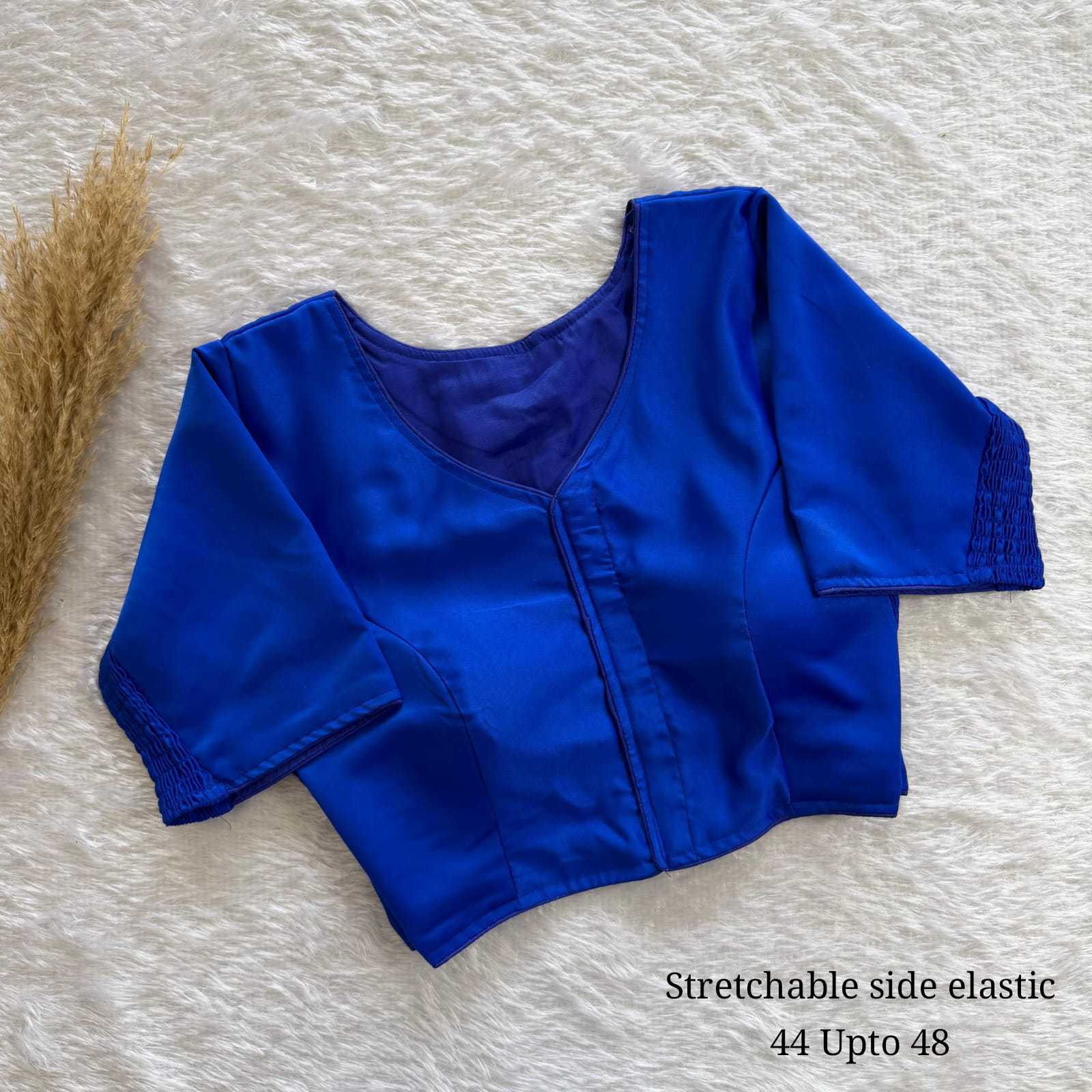 YNF Wholesale Pure Silk Stretchable Blouse  | Surat Manufacturer