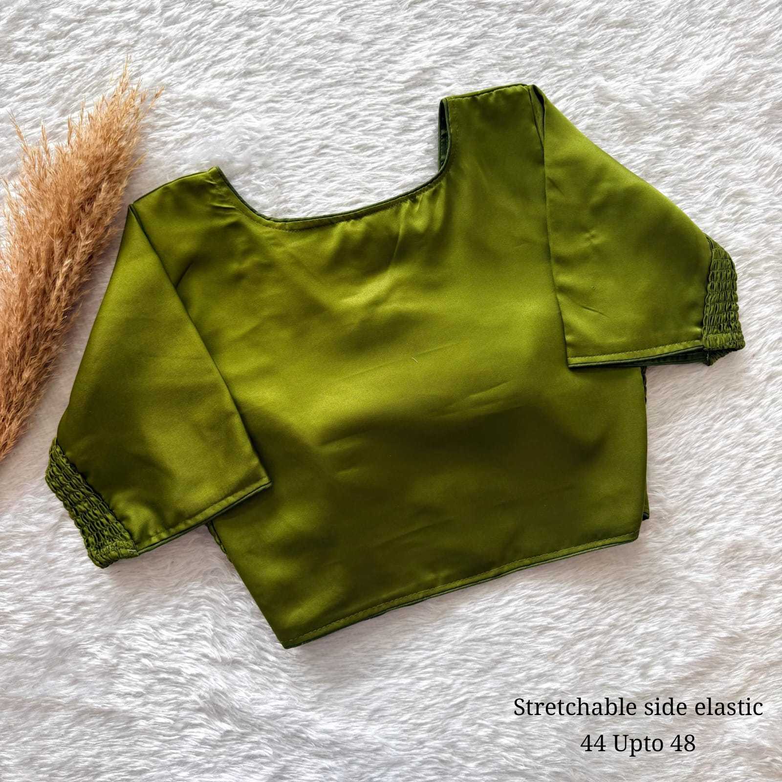 YNF Wholesale Pure Silk Stretchable Blouse  | Surat Manufacturer