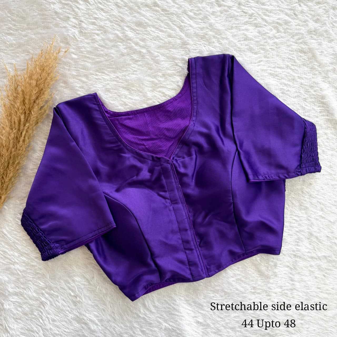 YNF Wholesale Pure Silk Stretchable Blouse  | Surat Manufacturer