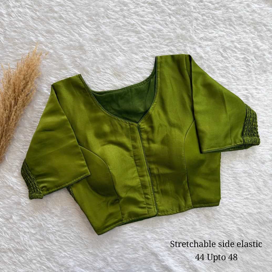 YNF Wholesale Pure Silk Stretchable Blouse  | Surat Manufacturer