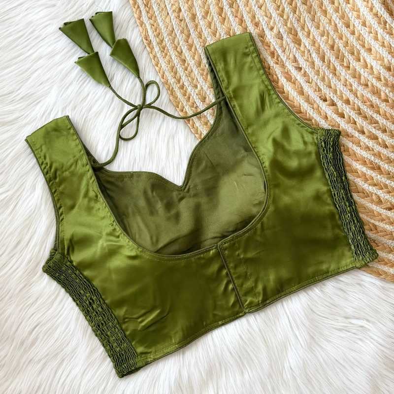YNF Wholesale Soft Silk Sleeveless Blouse  | Surat Manufacturer