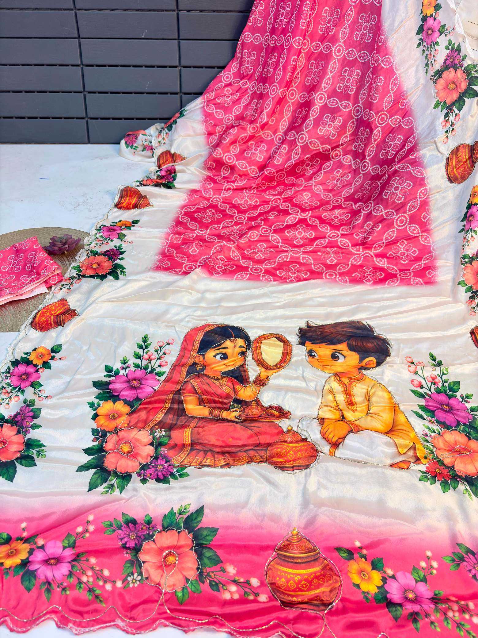 YNF Wholesale Chinon Silk Brocade Sarees KESH419 Aarini | Surat Manufacturer
