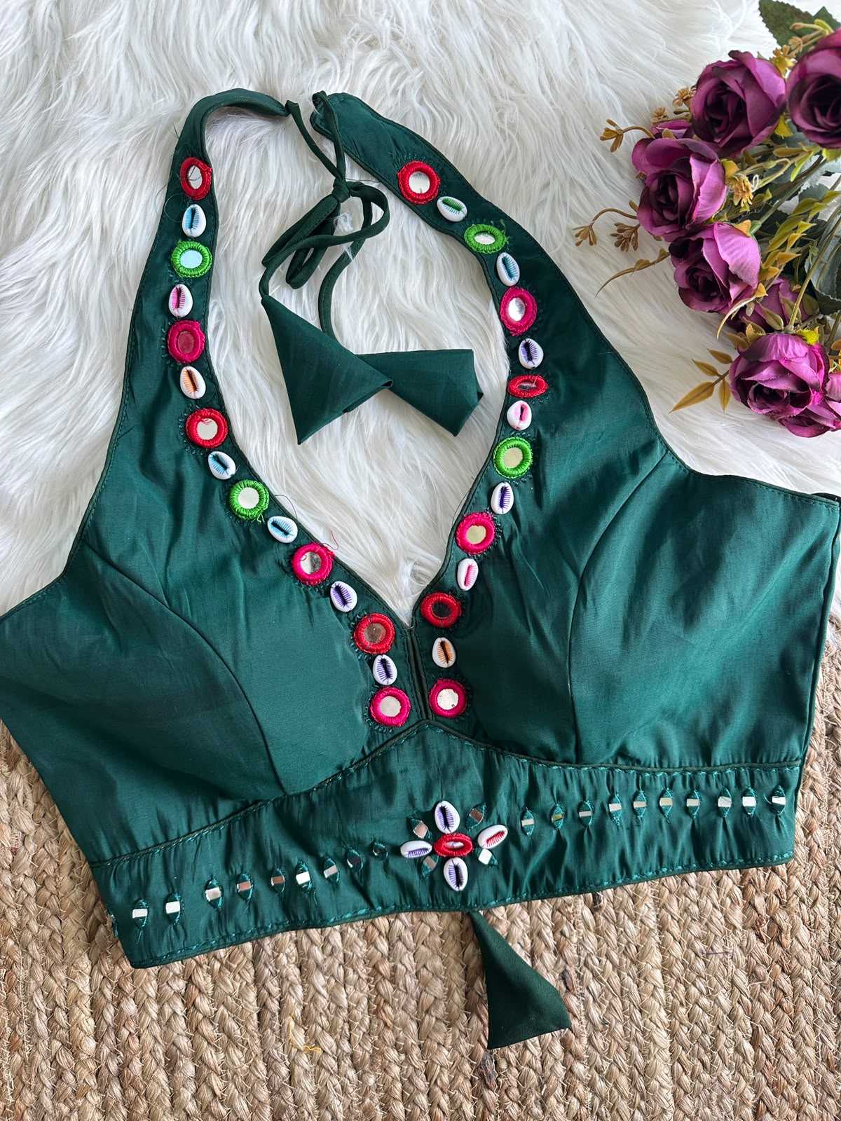 YNF Wholesale Heavy Roman Silk Sleeveless Blouse  | Surat Manufacturer