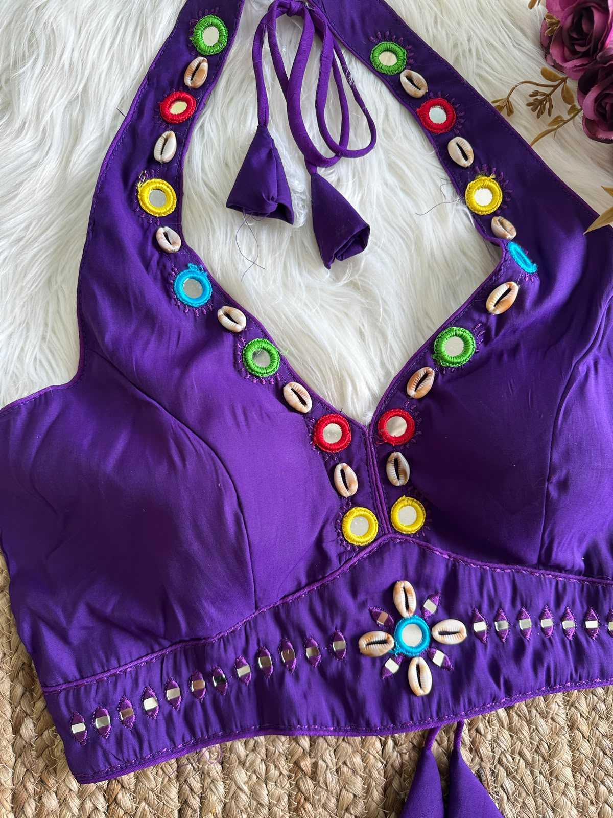 YNF Wholesale Heavy Roman Silk Sleeveless Blouse  | Surat Manufacturer