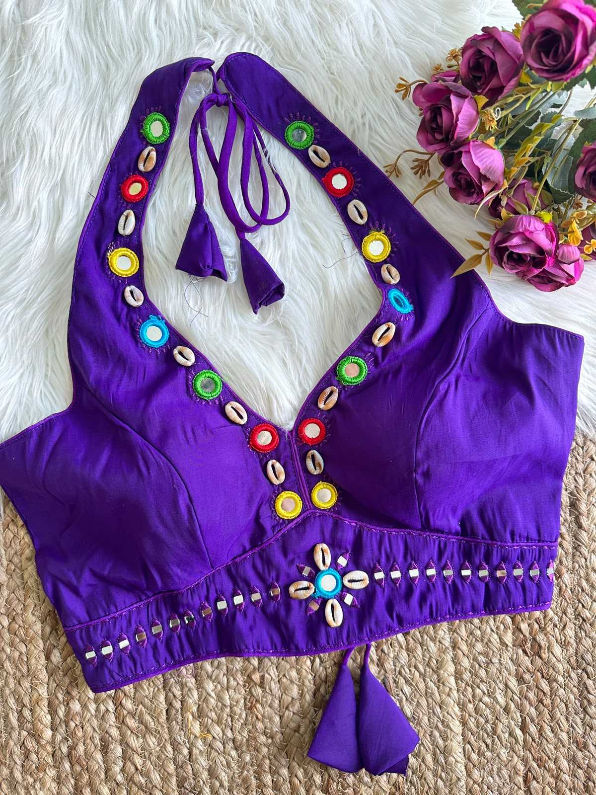 YNF Wholesale Heavy Roman Silk Sleeveless Blouse  | Surat Manufacturer