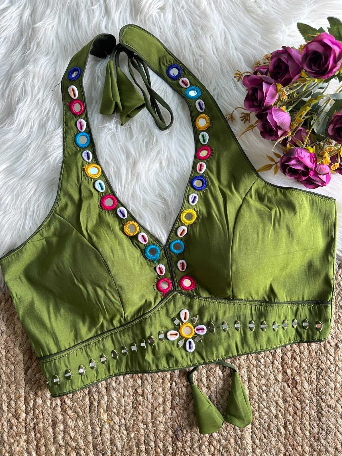 YNF Wholesale Heavy Roman Silk Sleeveless Blouse  | Surat Manufacturer
