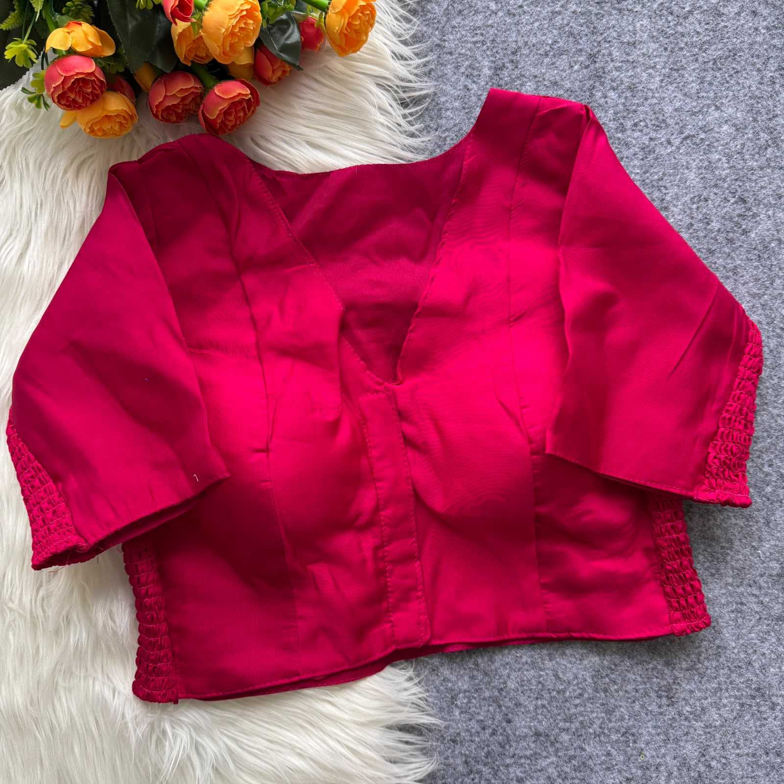 YNF Wholesale Heavy Roman Silk Stretchable Blouse KESH426 Purvi | Surat Manufacturer