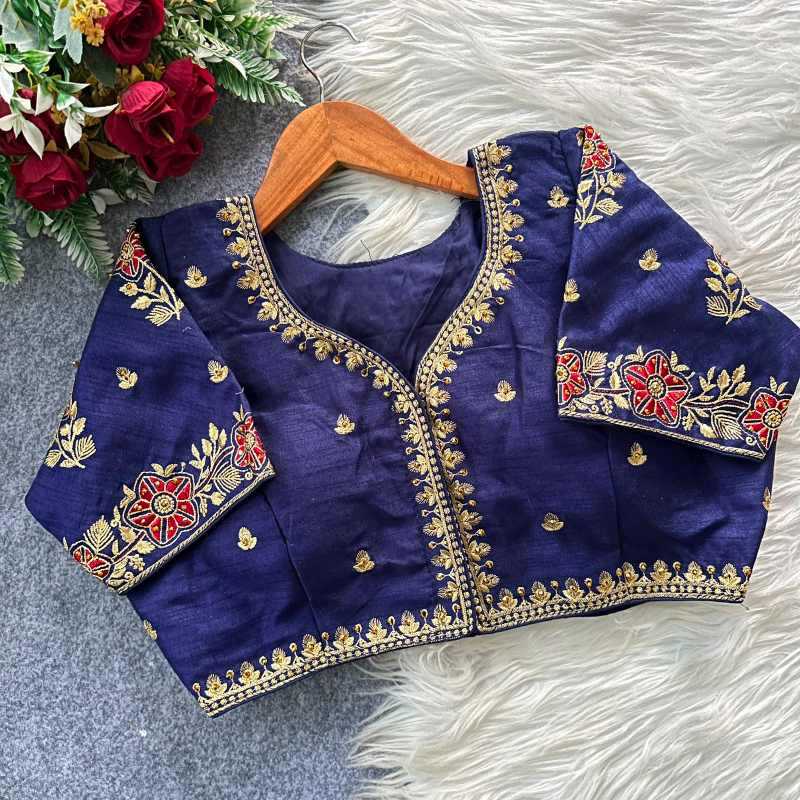 YNF Wholesale Pure Silk Designer Blouse  | Surat Manufacturer