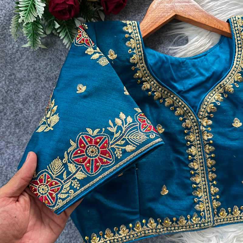 YNF Wholesale Pure Silk Designer Blouse  | Surat Manufacturer