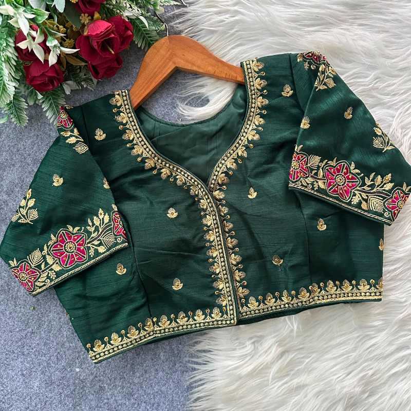 YNF Wholesale Pure Silk Designer Blouse  | Surat Manufacturer