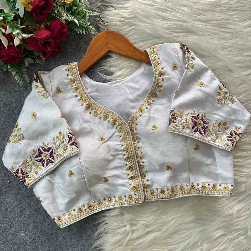 YNF Wholesale Pure Silk Designer Blouse  | Surat Manufacturer