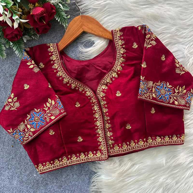 YNF Wholesale Pure Silk Designer Blouse  | Surat Manufacturer