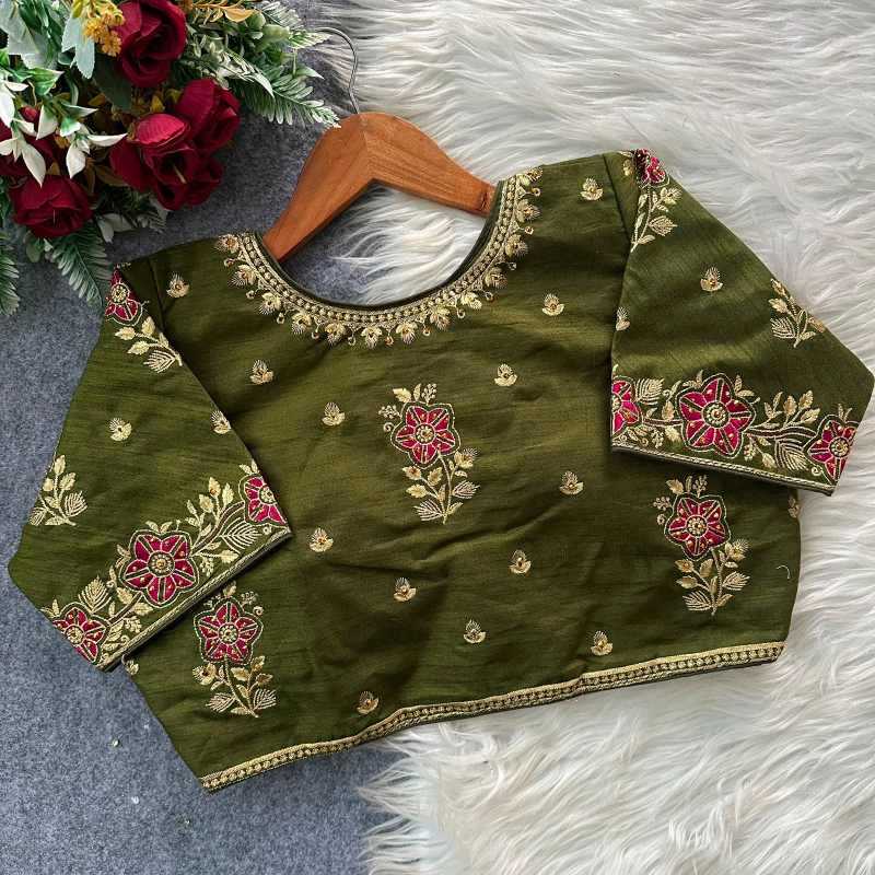 YNF Wholesale Pure Silk Designer Blouse  | Surat Manufacturer